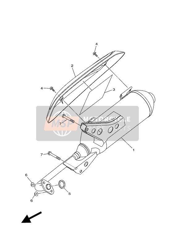 95D320805500, Bolt,  Flange Deep, Yamaha, 0